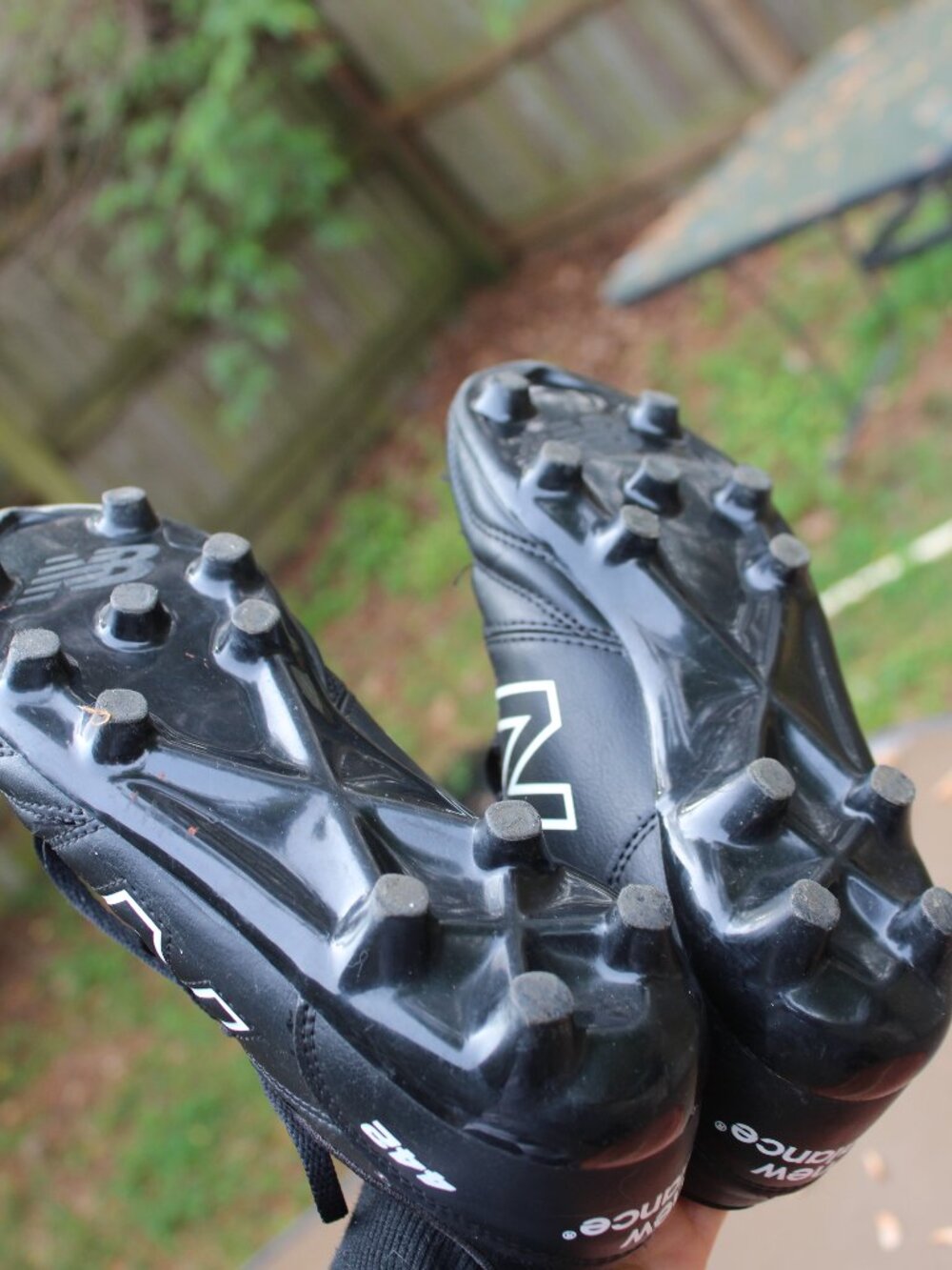 New Balance 442 V2 Academy FG Soccer Cleats - Black/White   US 4.5 Boy's/Youth - Picture 8 of 10
